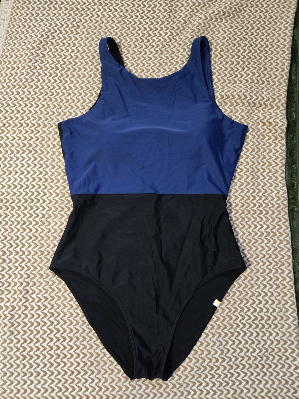 summersalt Blue and Black Women's One-Piece Swimsuit